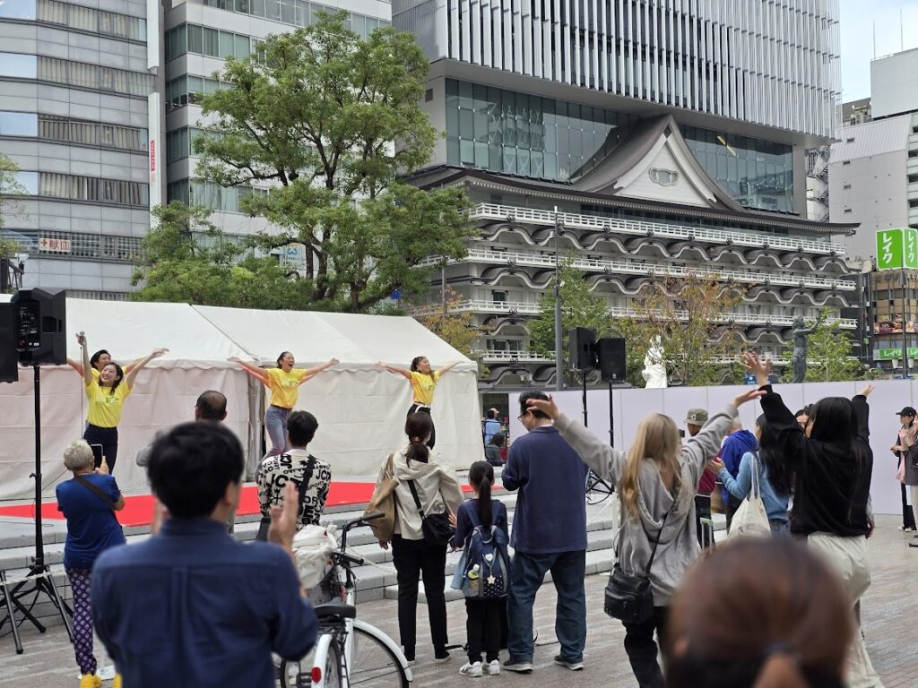 なんば広場のイベントの様子