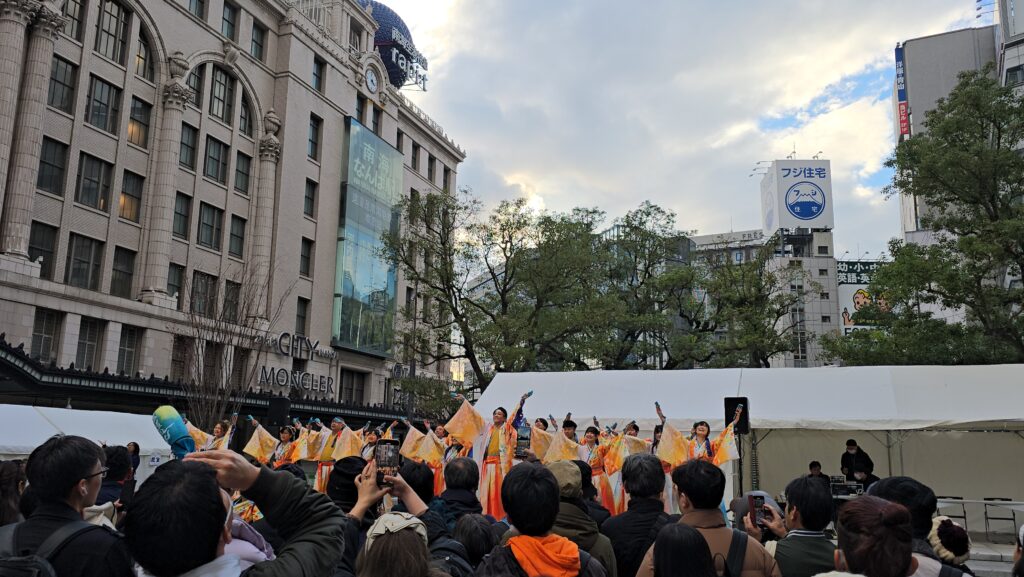 なんば広場のイベントの様子
