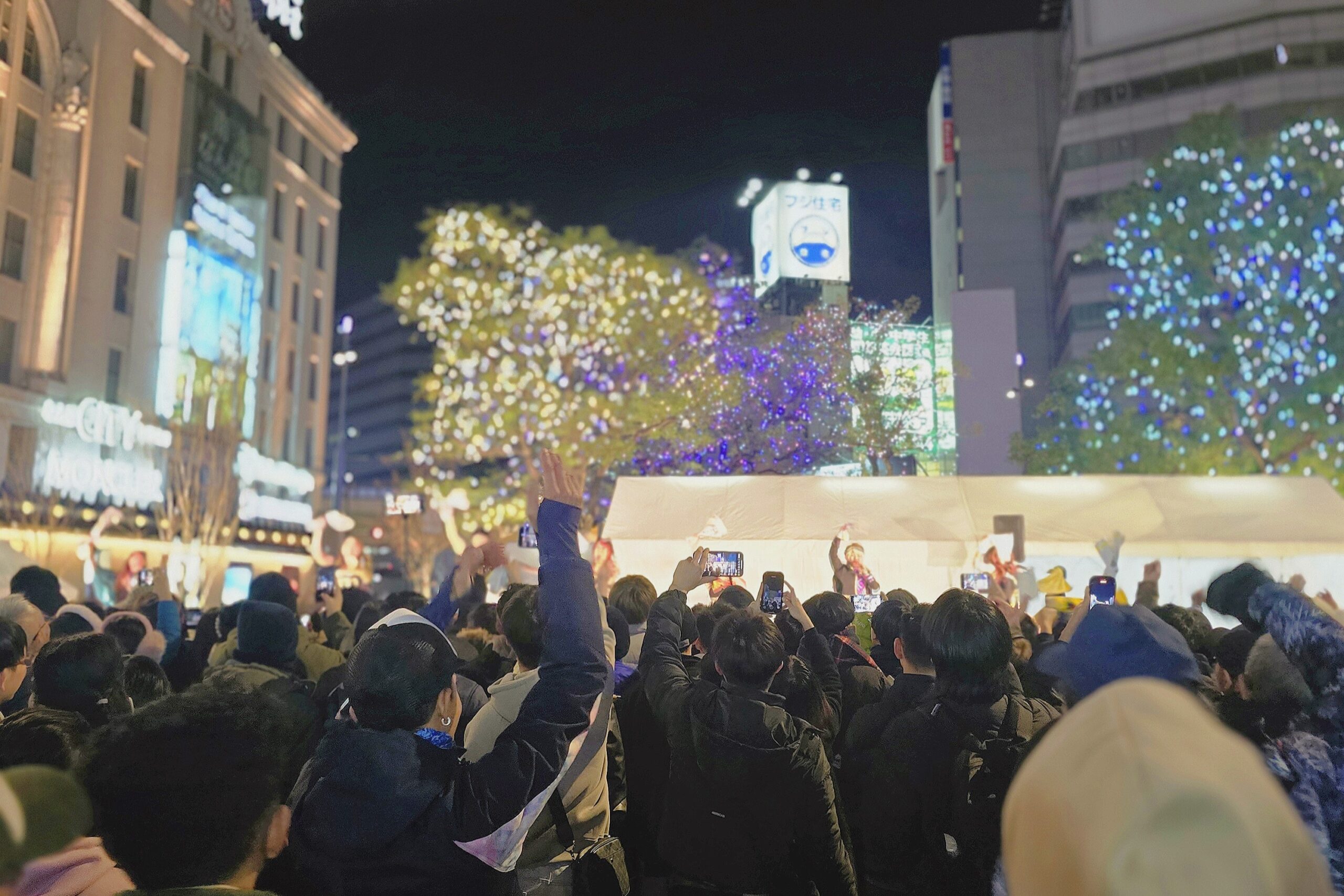 なんば広場のイベントの様子