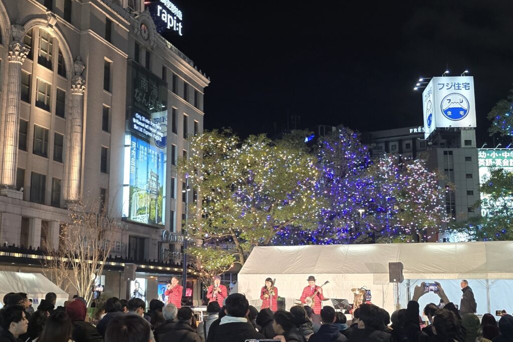 なんば広場のイベントの様子