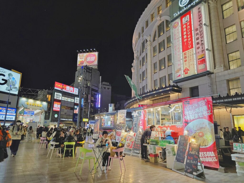 なんば広場のイベントの様子