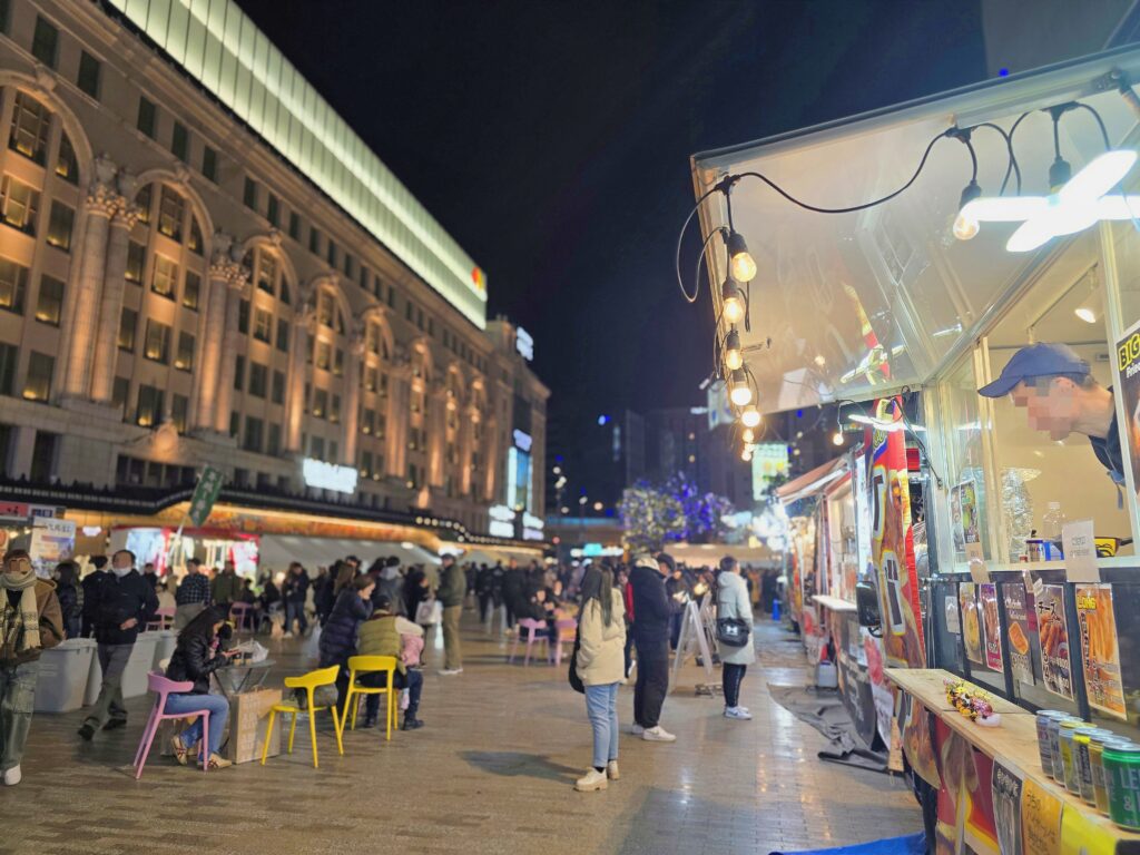 なんば広場のイベントの様子