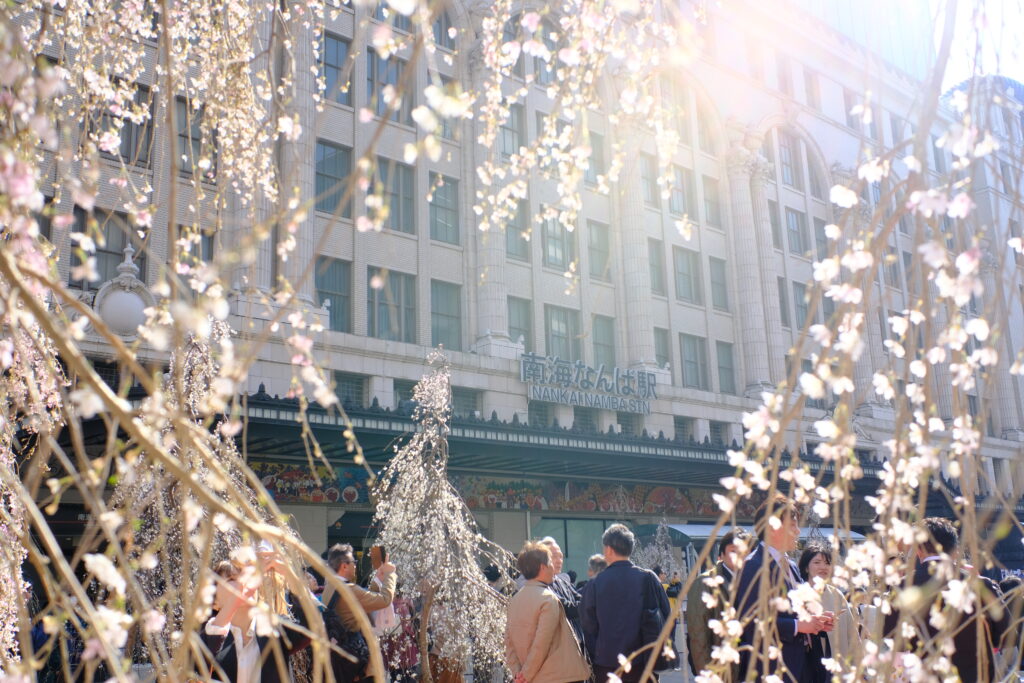 なんば広場「なんばSAKURA MUSIC FES」南海なんば駅側の写真