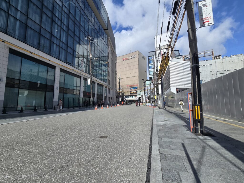 歩きやすくなったなんさん通り