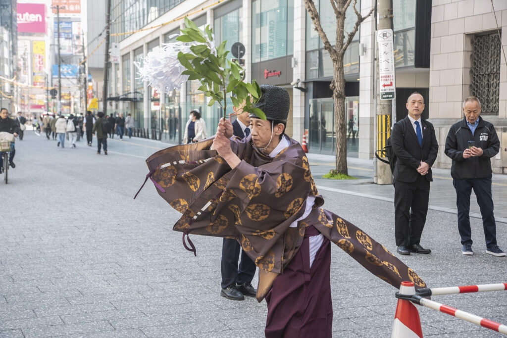 なんば駅周辺における空間再編推進事業完了における神事